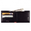 Oscuro Black Billfold and Coin Purse Wallet